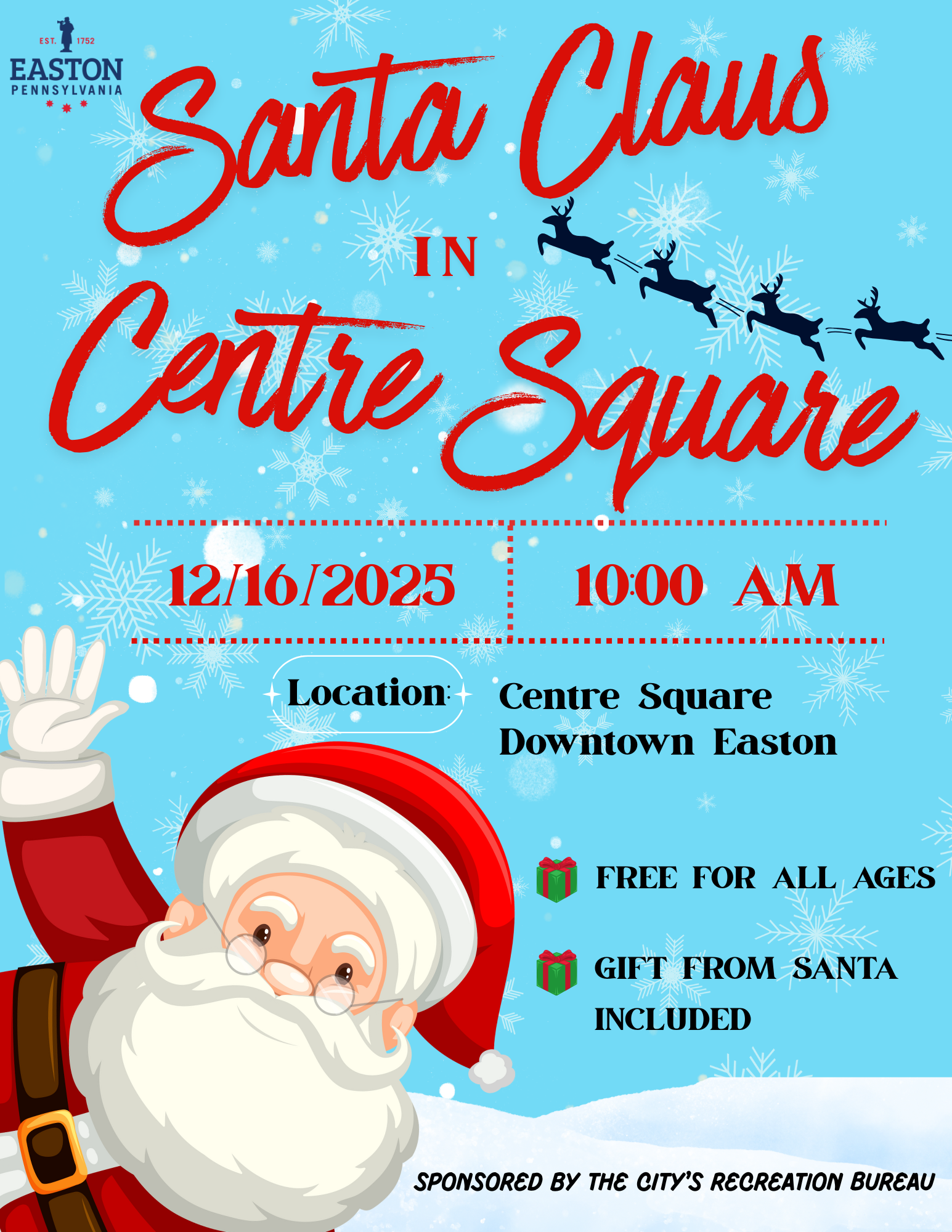Santa on Centre Square Updated