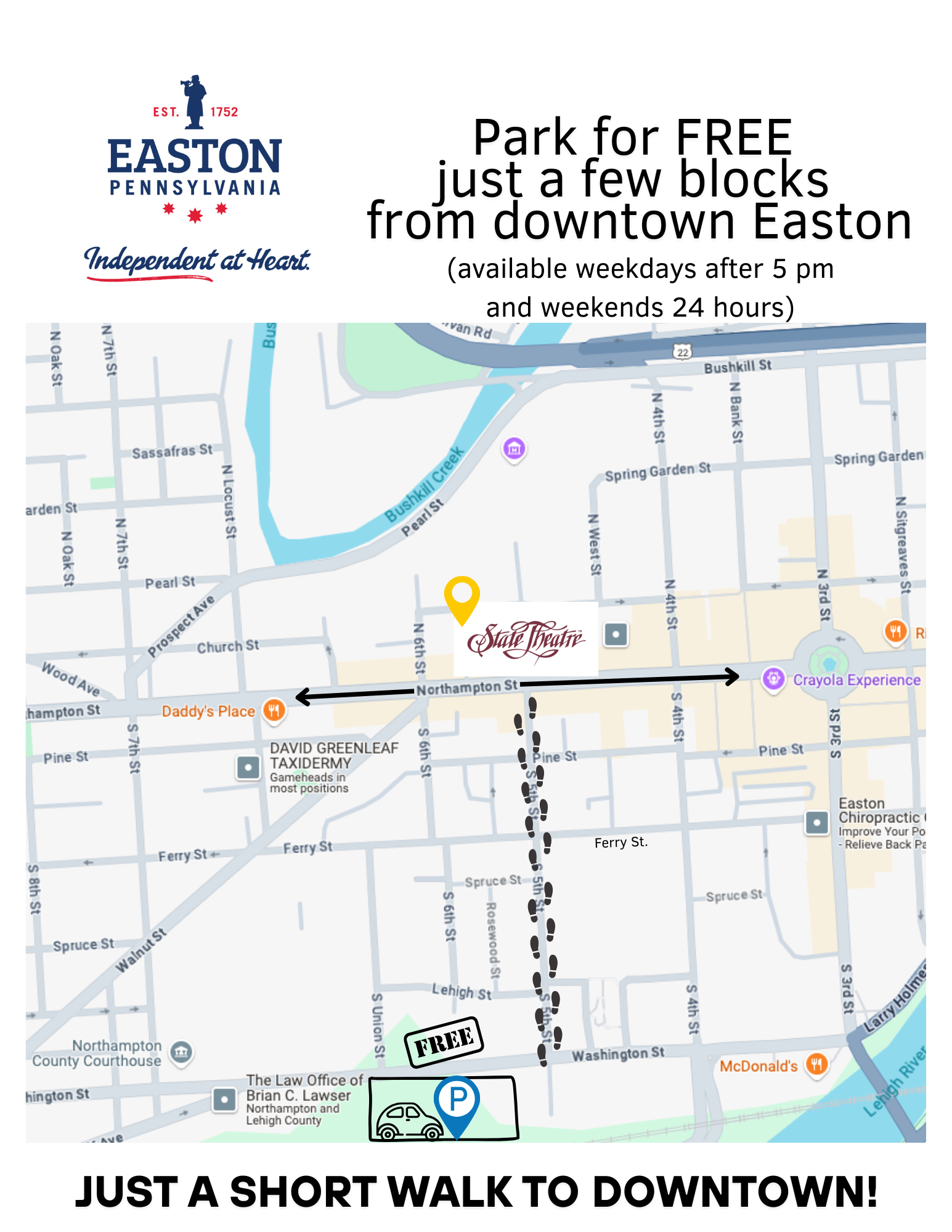 Free Parking Map